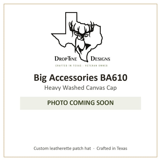 Photo coming soon: Big Accessories BA610 Heavy Washed Canvas Cap