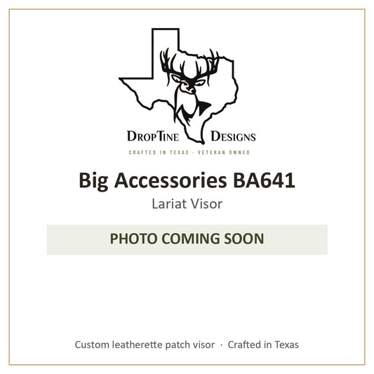 Photo coming soon: Big Accessories BA641 Lariat Visor