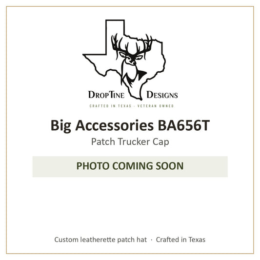 Photo coming soon: Big Accessories BA656T Patch Trucker Cap