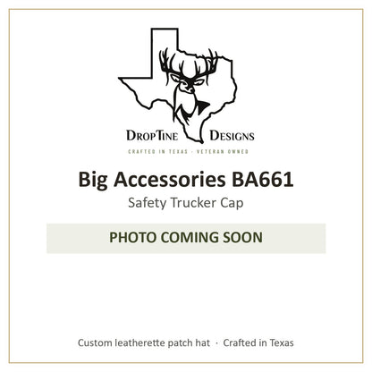 Photo coming soon: Big Accessories BA661 Safety Trucker Cap