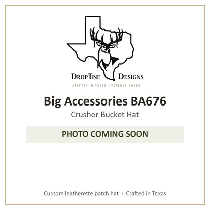 Photo coming soon: Big Accessories BA676 Crusher Bucket Hat