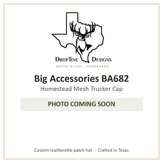 Photo coming soon: Big Accessories BA682 Homestead Mesh Trucker Cap