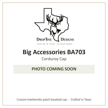 Photo coming soon: Big Accessories BA703 Corduroy Cap