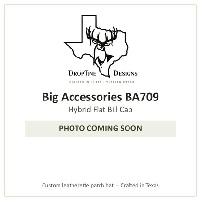 Photo coming soon: Big Accessories BA709 Hybrid Flat Bill Cap
