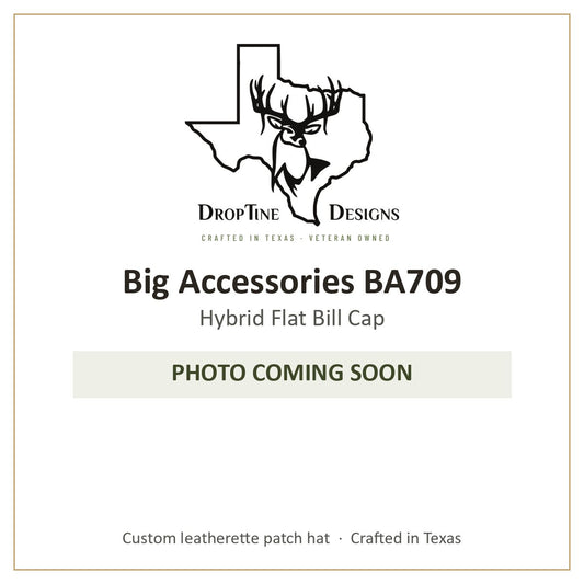 Photo coming soon: Big Accessories BA709 Hybrid Flat Bill Cap