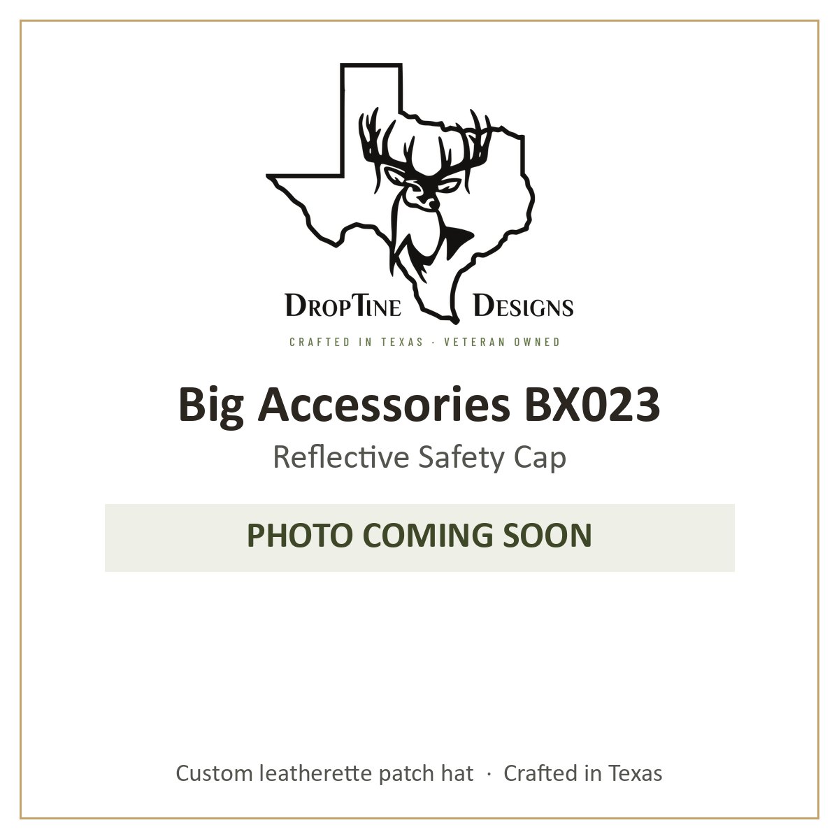 Photo coming soon: Big Accessories BX023 Reflective Safety Cap