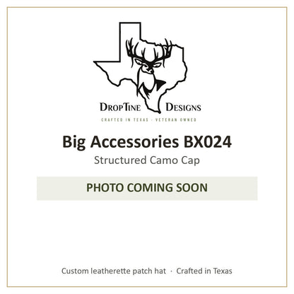 Photo coming soon: Big Accessories BX024 Structured Camo Cap