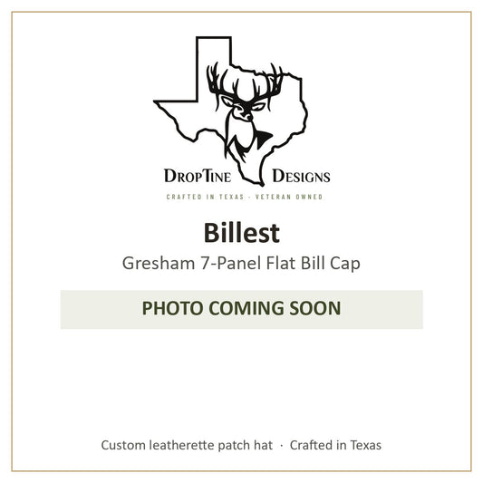 Photo coming soon: Billest Gresham 7-Panel Flat Bill Cap