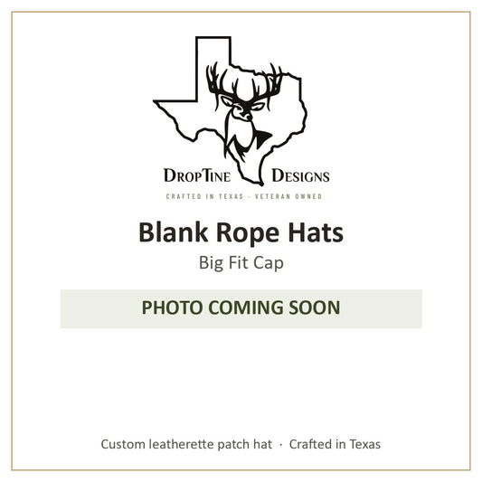 Photo coming soon: Blank Rope Hats Big Fit Cap