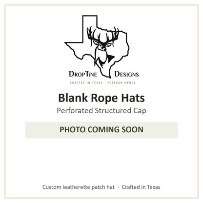 Photo coming soon: Blank Rope Hats Perforated Structured Cap