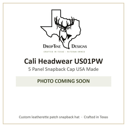 Photo coming soon: Cali Headwear US01PW 5 Panel Snapback Cap USA Made