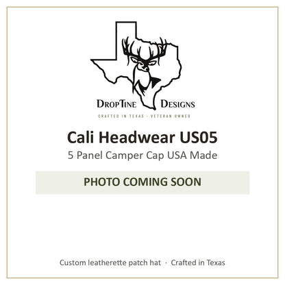 Photo coming soon: Cali Headwear US05 5 Panel Camper Cap USA Made