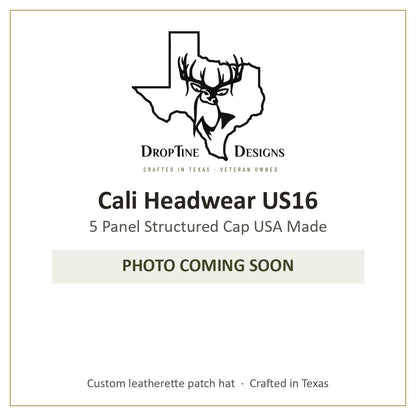 Photo coming soon: Cali Headwear US16 5 Panel Structured Cap USA Made