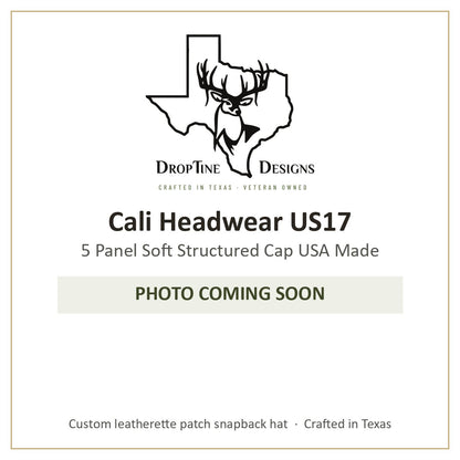 Photo coming soon: Cali Headwear US17 5 Panel Soft Structured Cap USA Made
