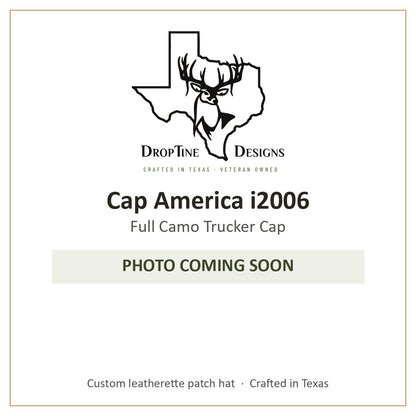 Photo coming soon: Cap America i2006 Full Camo Trucker Cap