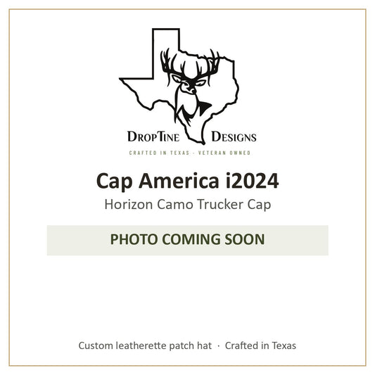 Photo coming soon: Cap America i2024 Horizon Camo Trucker Cap