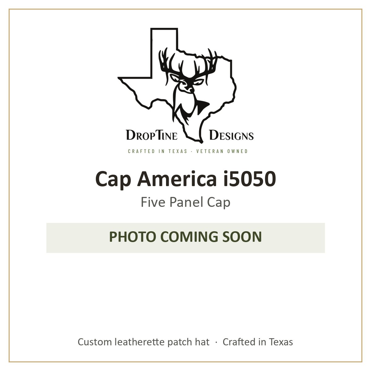 Photo coming soon: Cap America i5050 Five Panel Cap