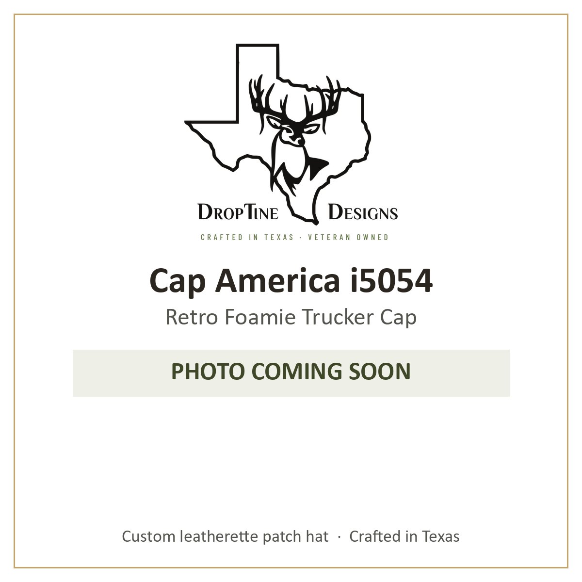Photo coming soon: Cap America i5054 Retro Foamie Trucker Cap
