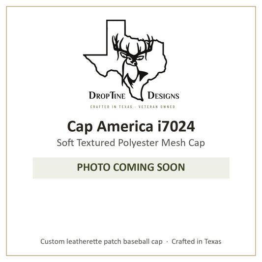 Photo coming soon: Cap America i7024 Soft Textured Polyester Mesh Cap