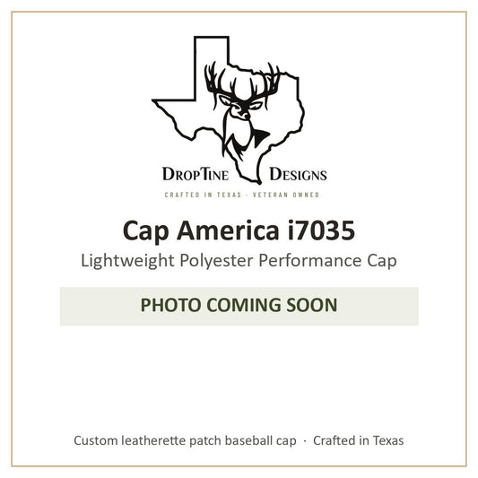 Photo coming soon: Cap America i7035 Lightweight Polyester Performance Cap