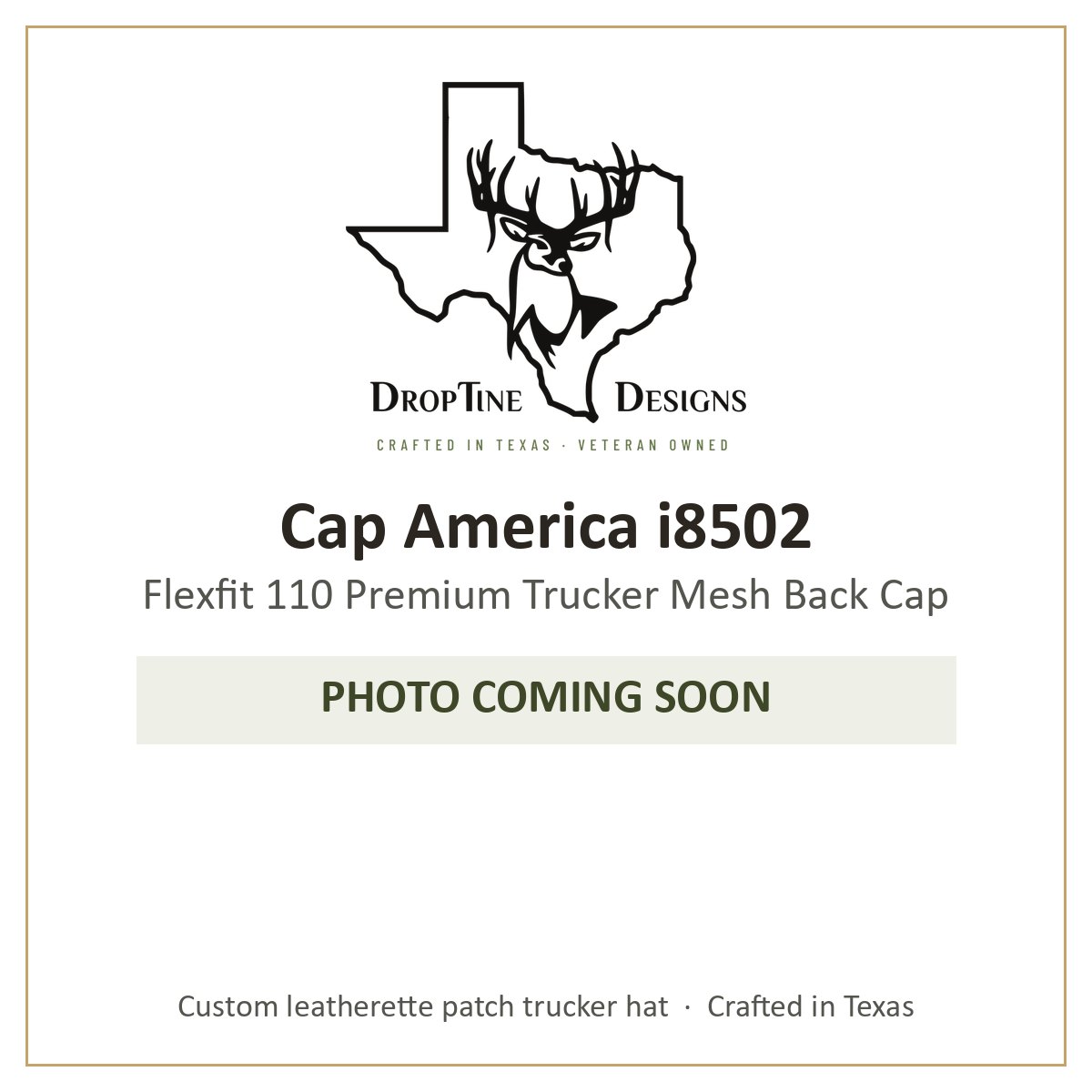 Photo coming soon: Cap America i8502 Flexfit 110 Premium Trucker Mesh Back Cap