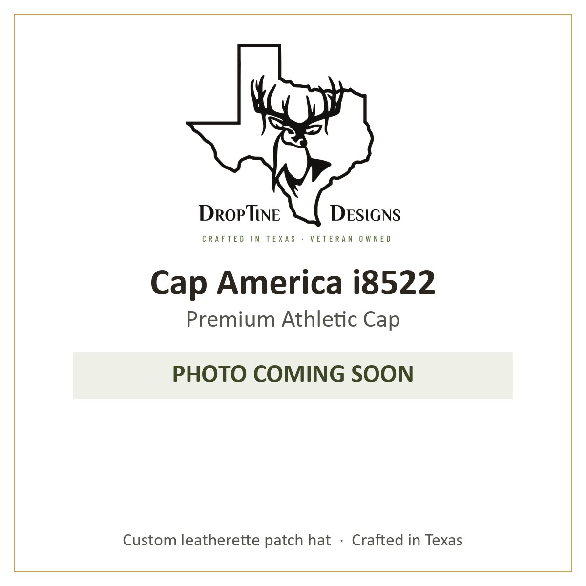 Photo coming soon: Cap America i8522 Premium Athletic Cap