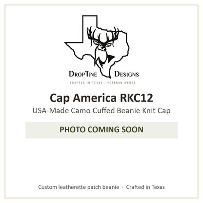 Photo coming soon: Cap America RKC12 USA-Made Camo Cuffed Beanie Knit Cap