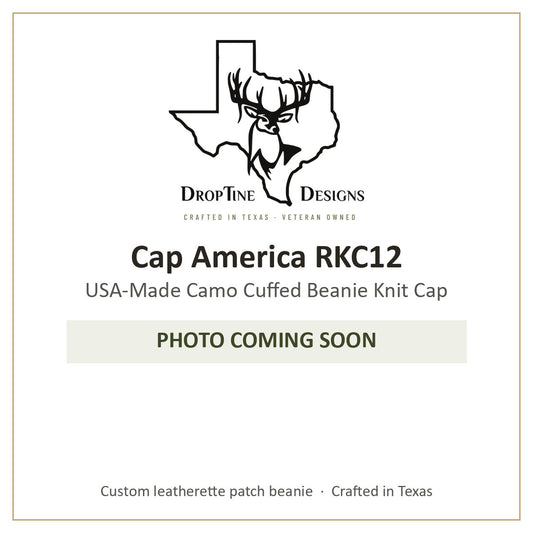 Photo coming soon: Cap America RKC12 USA-Made Camo Cuffed Beanie Knit Cap