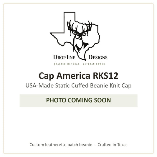 Photo coming soon: Cap America RKS12 USA-Made Static Cuffed Beanie Knit Cap