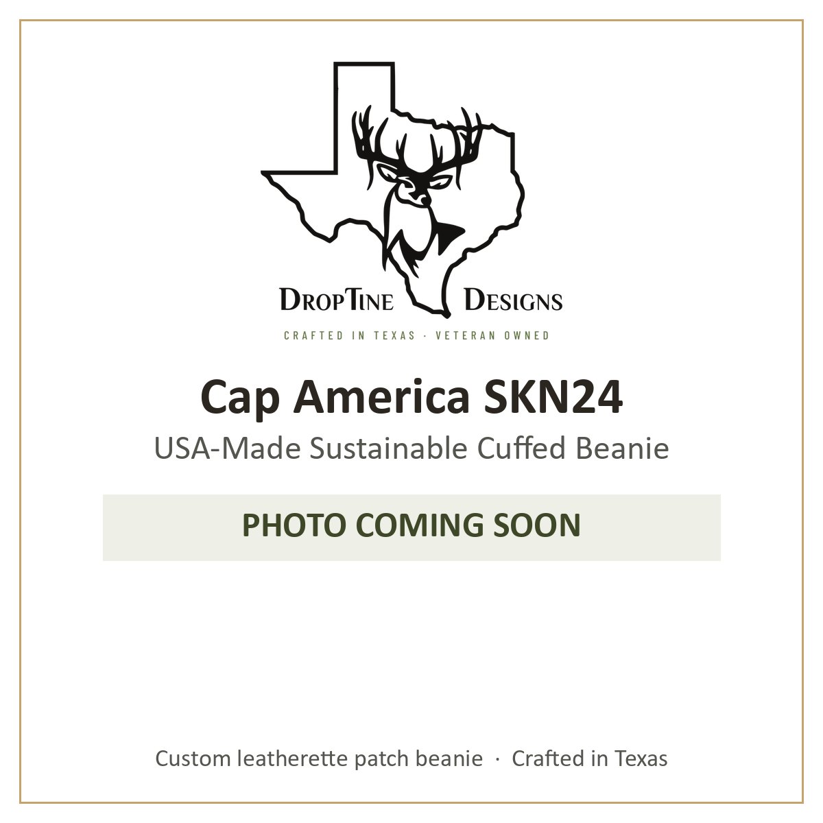 Photo coming soon: Cap America SKN24 USA-Made Sustainable Cuffed Beanie