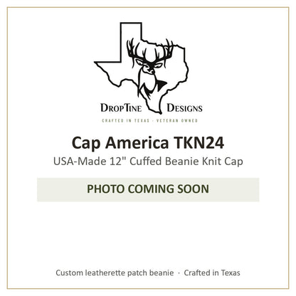 Photo coming soon: Cap America TKN24 USA-Made 12" Cuffed Beanie Knit Cap
