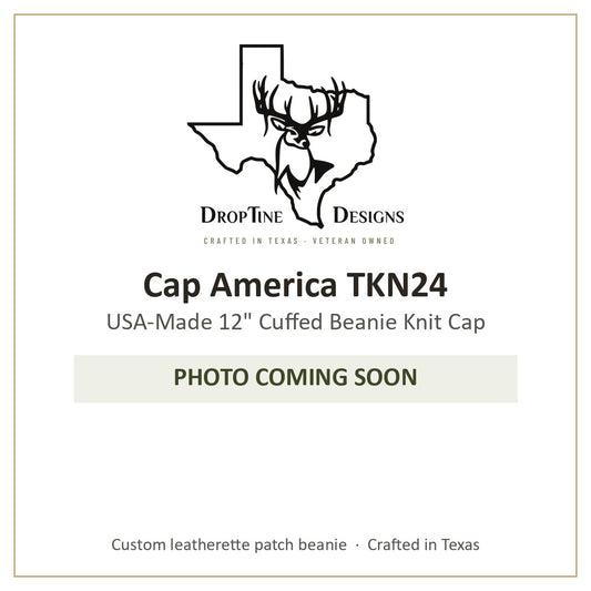 Photo coming soon: Cap America TKN24 USA-Made 12" Cuffed Beanie Knit Cap