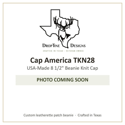 Photo coming soon: Cap America TKN28 USA-Made 8 1/2" Beanie Knit Cap