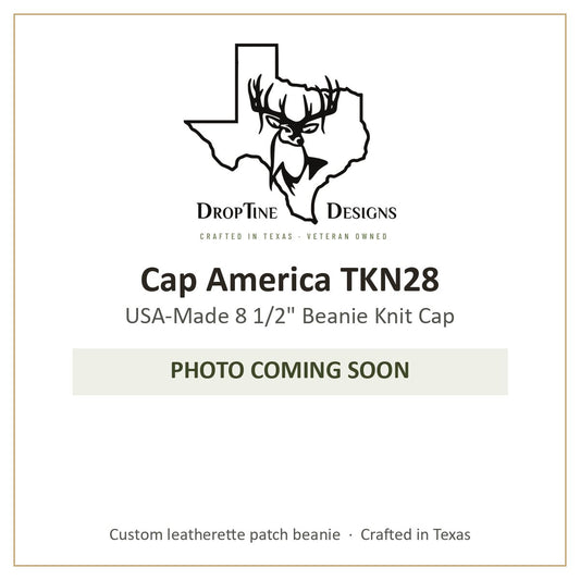 Photo coming soon: Cap America TKN28 USA-Made 8 1/2" Beanie Knit Cap