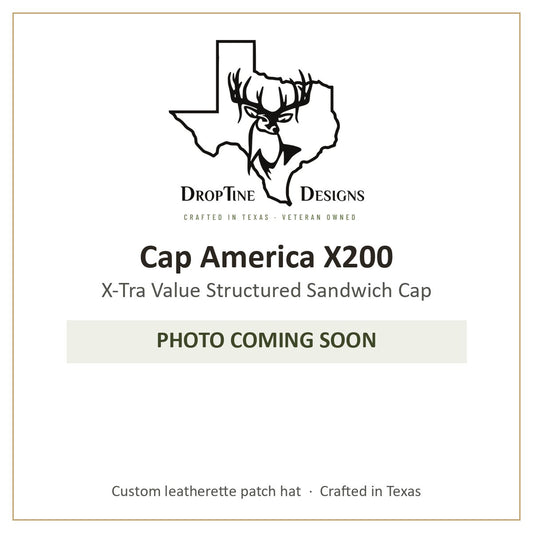 Photo coming soon: Cap America X200 X-Tra Value Structured Sandwich Cap