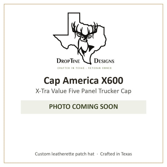 Photo coming soon: Cap America X600 X-Tra Value Five Panel Trucker Cap