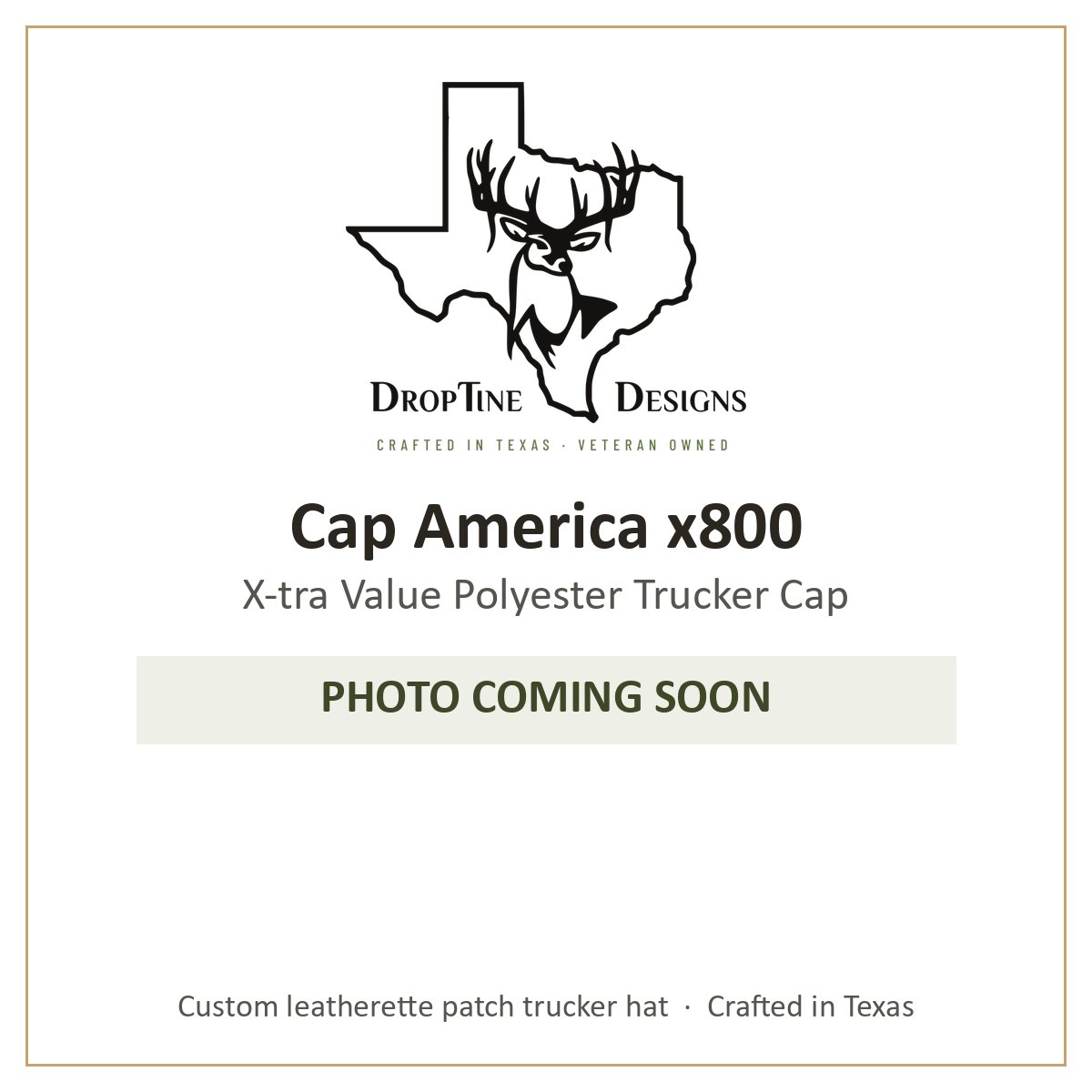 Photo coming soon: Cap America x800 X-tra Value Polyester Trucker Cap