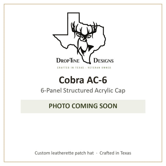 Photo coming soon: Cobra AC-6 6-Panel Structured Acrylic Cap