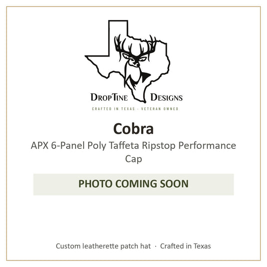 Photo coming soon: Cobra APX 6-Panel Poly Taffeta Ripstop Performance Cap