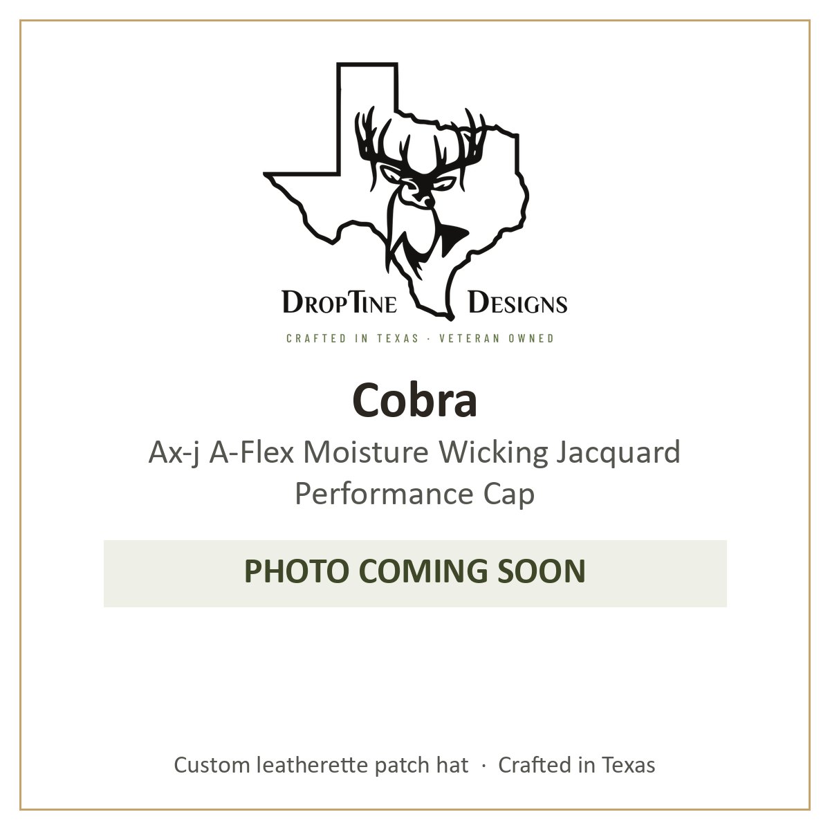 Photo coming soon: Cobra Ax-j A-Flex Moisture Wicking Jacquard Performance Cap