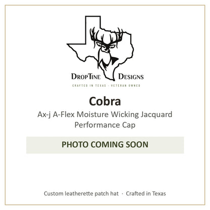 Photo coming soon: Cobra Ax-j A-Flex Moisture Wicking Jacquard Performance Cap