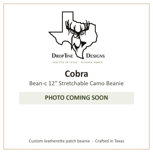 Photo coming soon: Cobra Bean-c 12" Stretchable Camo Beanie