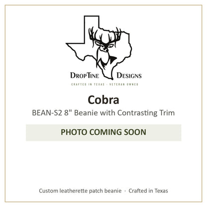 Photo coming soon: Cobra BEAN-S2 8" Beanie with Contrasting Trim