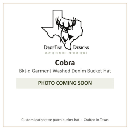 Photo coming soon: Cobra Bkt-d Garment Washed Denim Bucket Hat