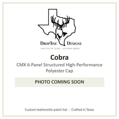 Photo coming soon: Cobra CMX 6-Panel Structured High-Performance Polyester Cap