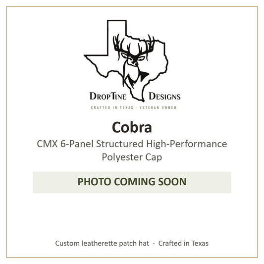Photo coming soon: Cobra CMX 6-Panel Structured High-Performance Polyester Cap