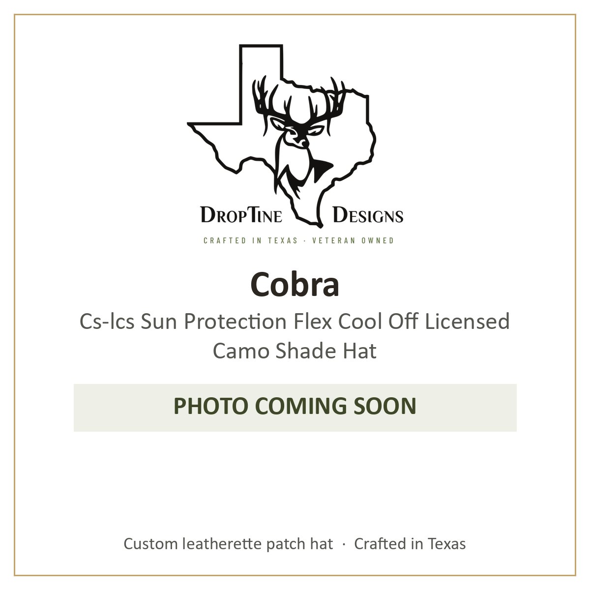 Photo coming soon: Cobra Cs-lcs Sun Protection Flex Cool Off Licensed Camo Shade Hat