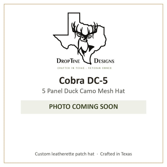 Photo coming soon: Cobra DC-5 5 Panel Duck Camo Mesh Hat