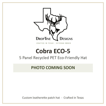 Photo coming soon: Cobra ECO-5 5 Panel Recycled PET Eco-Friendly Hat