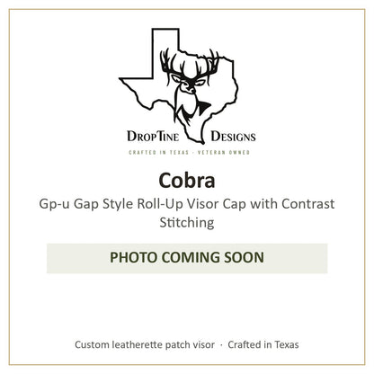 Photo coming soon: Cobra Gp-u Gap Style Roll-Up Visor Cap with Contrast Stitching